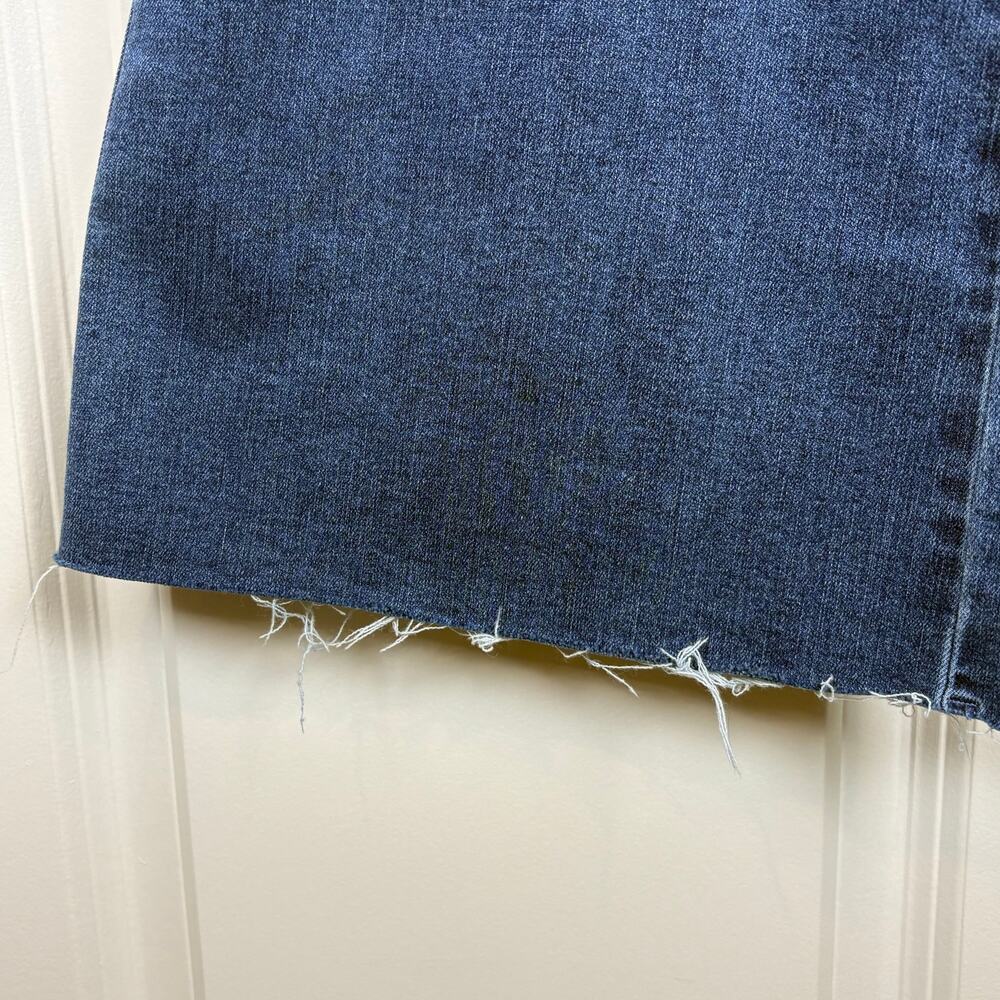 Judy Blue Flare Jeans Dark Wash Raw Hem High Waisted Quiet Luxury Chic Women 31 - Picture 2 of 7